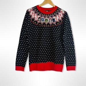 Marvel Avengers Ugly Christmas Sweater Superhero Fair Isle Size Medium